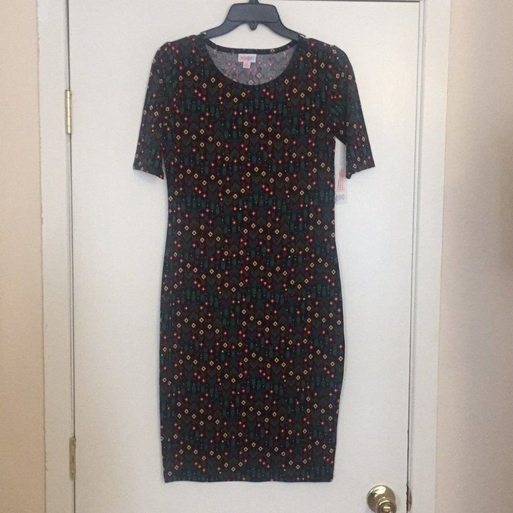 XS‎ LuLaRoe Julia Dress DD22 1544